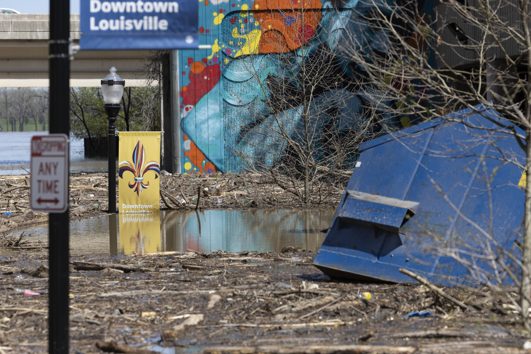 Downtown Louisville Flooding — 4/8/25